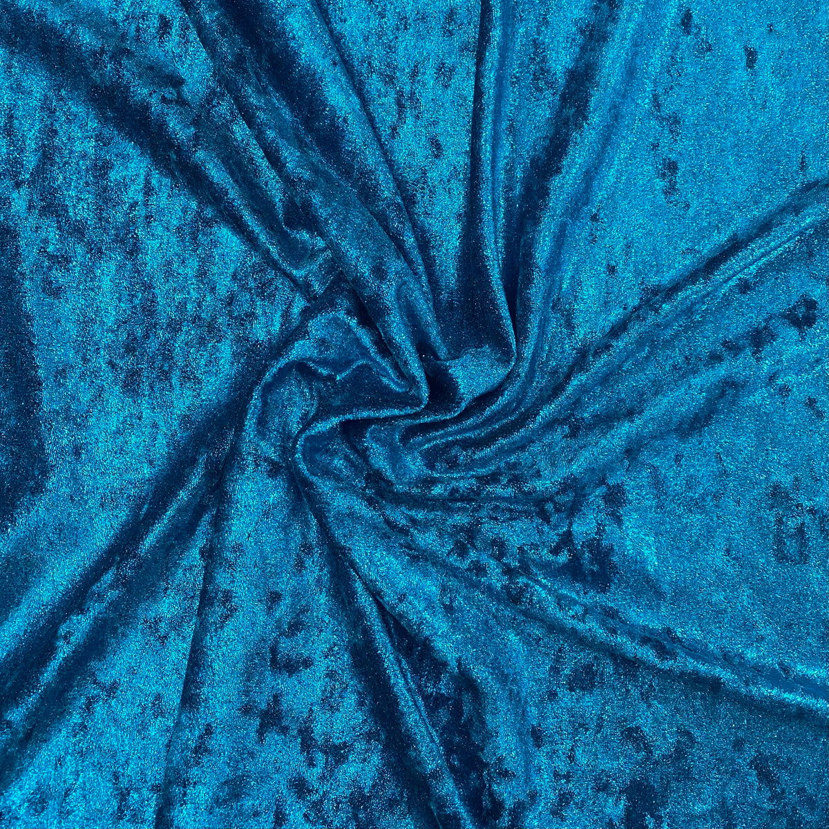 Metallic Foile Velvet Aqua