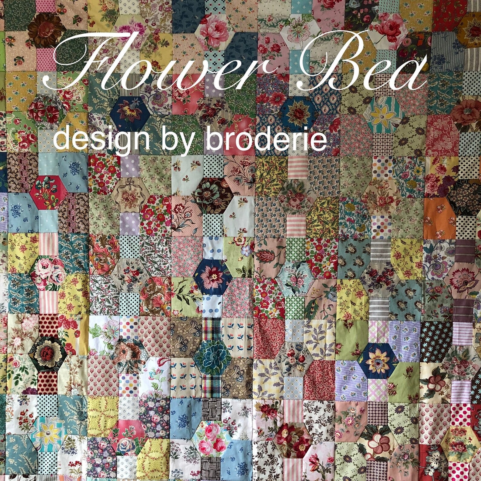 Flower Bed Quilt Pattern Broderie
